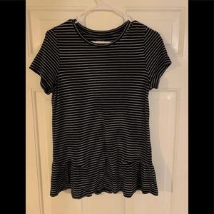 J crew peplum top